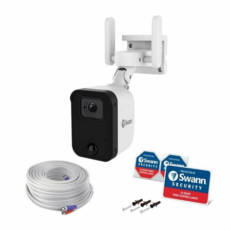 GIZMO Fourtify Plug-in Indoor & Outdoor Black & White Wi-Fi Security Camera GI3307478